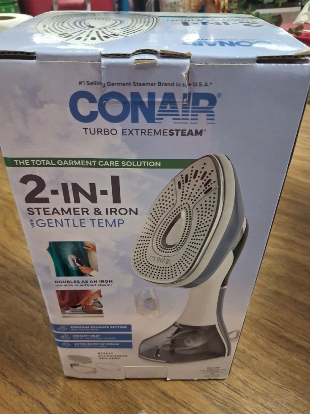 Conair Turbo Extreme Steam 2-in-1 Steamer & Iron With Gentle Temp